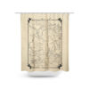 Game of Thrones North Map Shower Curtain