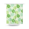 Topical leaf shower curtain