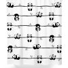 Playful Panda Bears Shower Curtain