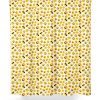 emoji graphic repeating pattern shower curtain