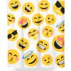 Oversize Emoji Print Shower Curtain